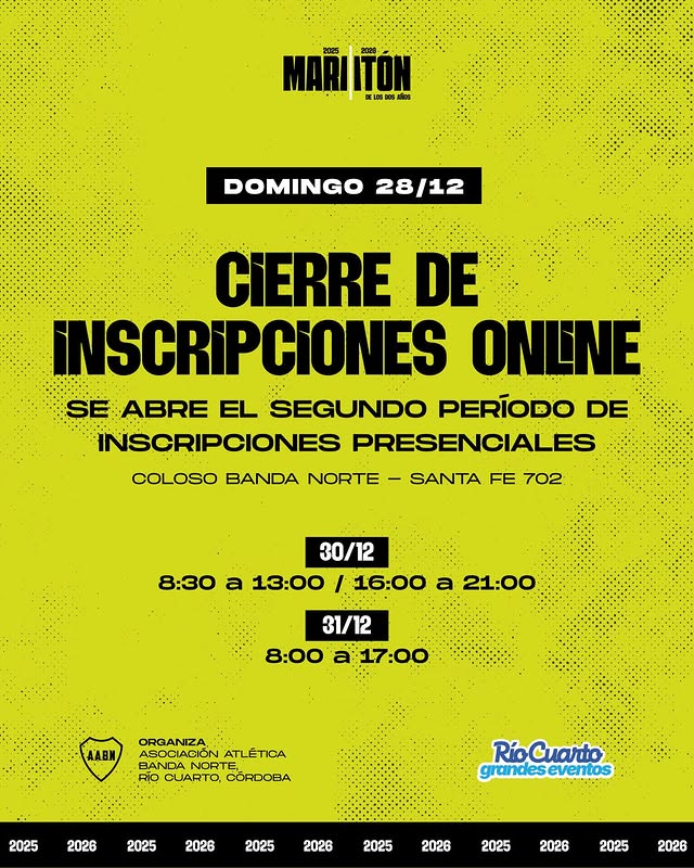 Cierre Online 2025 2026