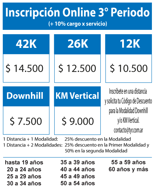 Costos Chivas Trail 2023